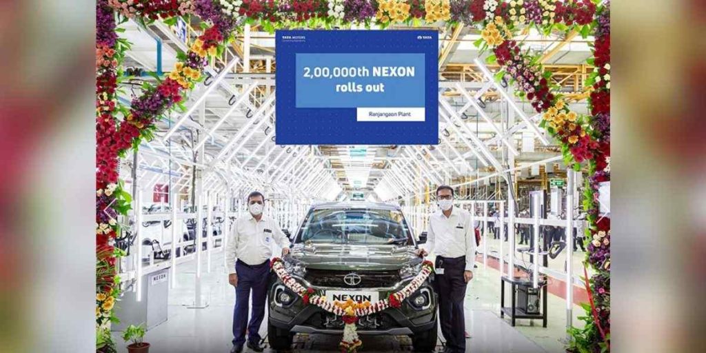 20000th Tata Nexon SUV Rolled