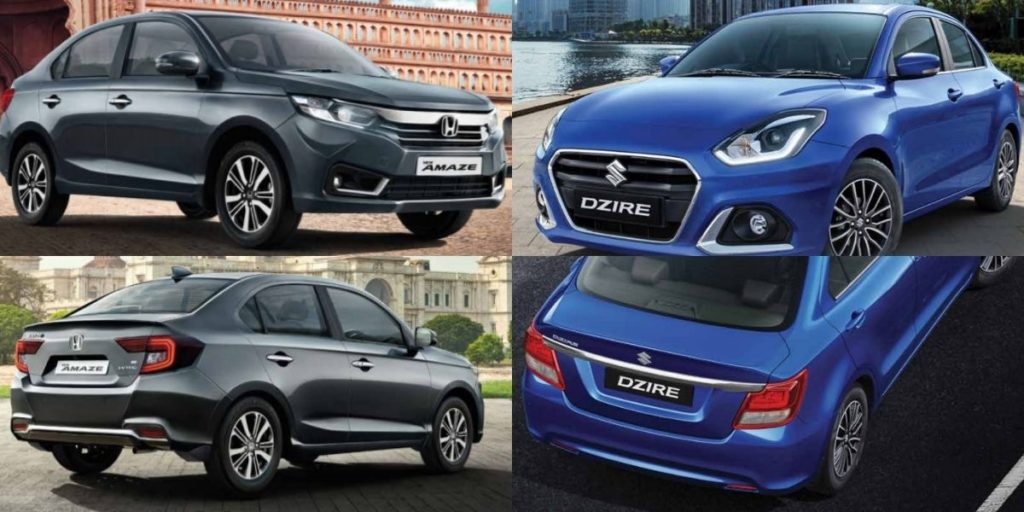 2021 Honda Amaze Vs Maruti Suzuki Dzire: Which Is Worth Buying?