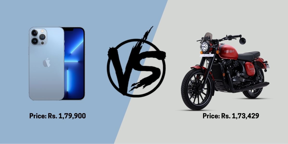 Apple iPhone 13 Pro Max vs Jawa Forty Two