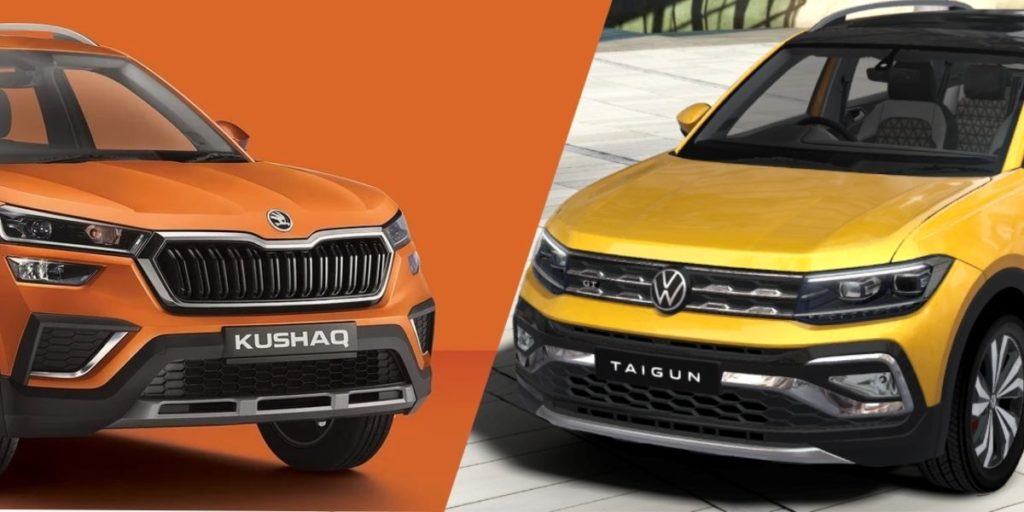 Volkswagen Taigun Vs Skoda Kushaq